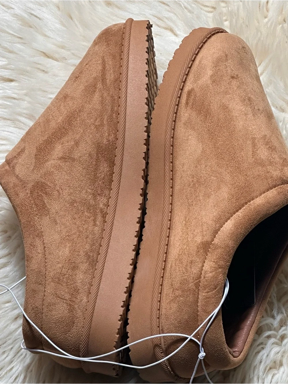 Ecko Unlimited Men’s Slip-On Loafers in Tan Suede